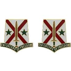 203rd Military Police Battalion Unit Crest (Enforcers of Freedom)